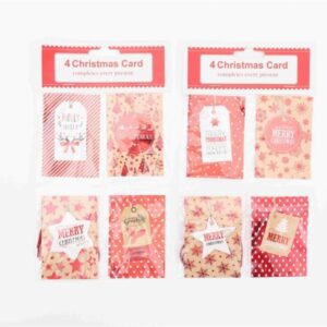 4 XMAS GIFT CARDS