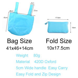 Foldable Zip Bag 41*46CM
