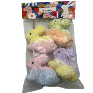 EASTER BUNNY 4PK 6.5CM