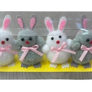 EASTER BUNNY 4PK 3CM