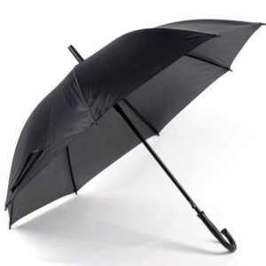 Black Umbrella 60cm Double bone automatic